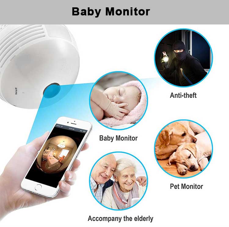 CCTV Bulb Camera (WIFI SMART LIGHT BULB) - Image 4
