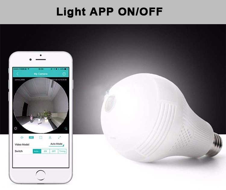 CCTV Bulb Camera (WIFI SMART LIGHT BULB) - Image 6