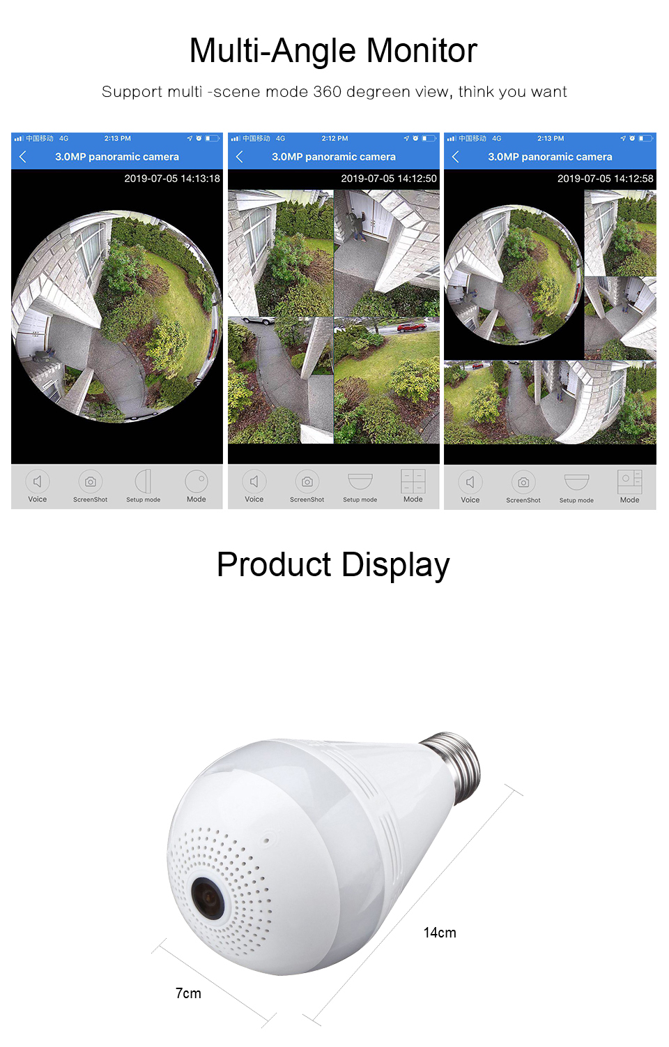 CCTV Bulb Camera (WIFI SMART LIGHT BULB) - Image 3