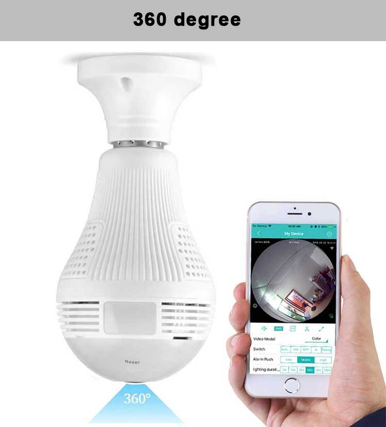 CCTV Bulb Camera (WIFI SMART LIGHT BULB)