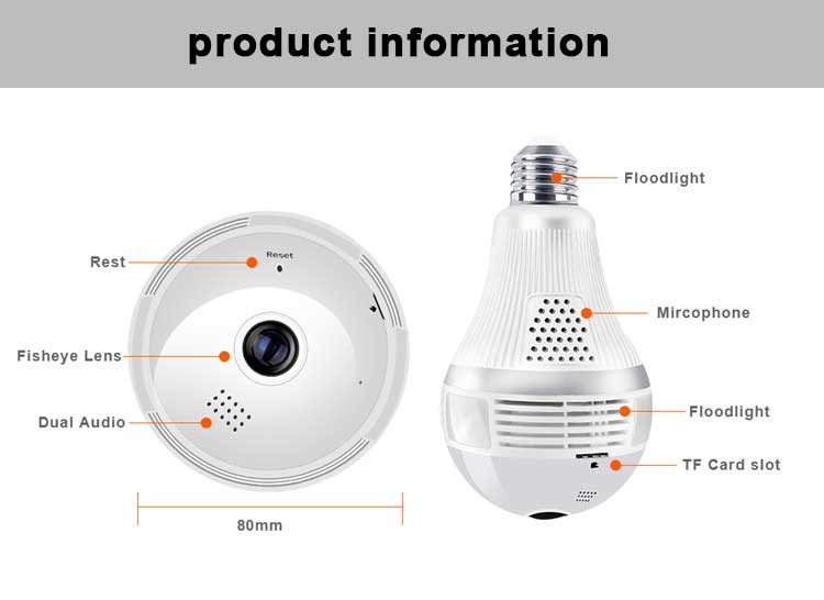 CCTV Bulb Camera (WIFI SMART LIGHT BULB) - Image 5
